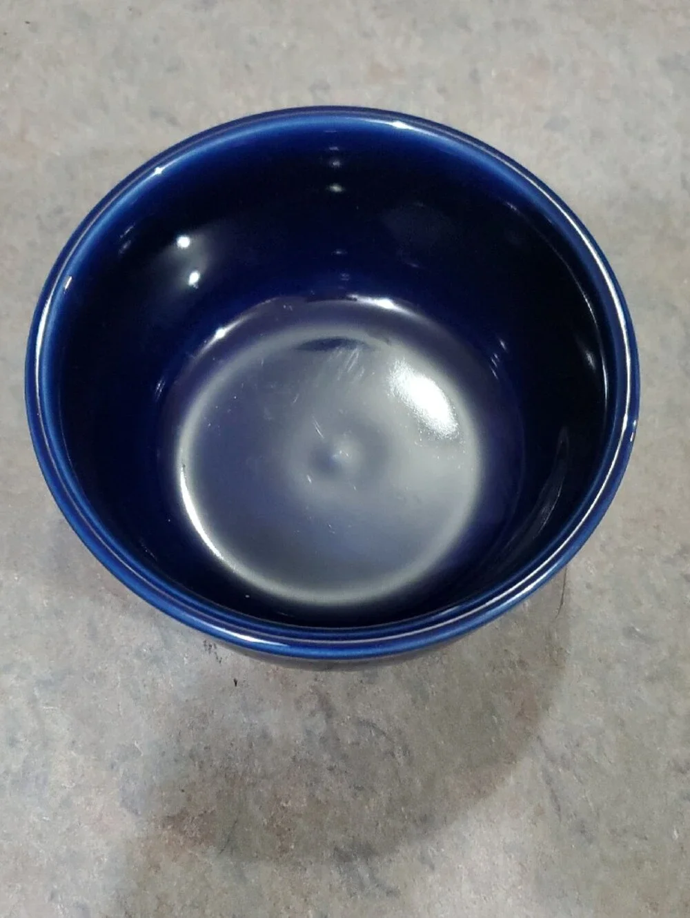 Fiesta Holiday Button Snowman Ceramic Bowl - Blue